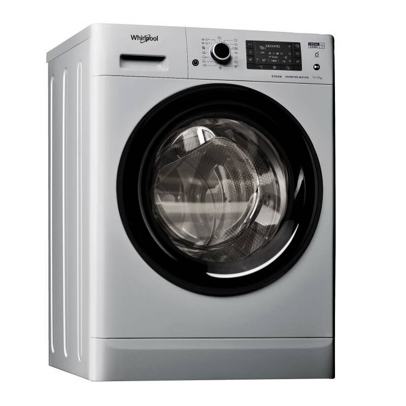 Whirlpool Πλυντήριο Στεγνωτήριο Ρούχων, FWDD 1171582 SBV EU N, Whirlpool